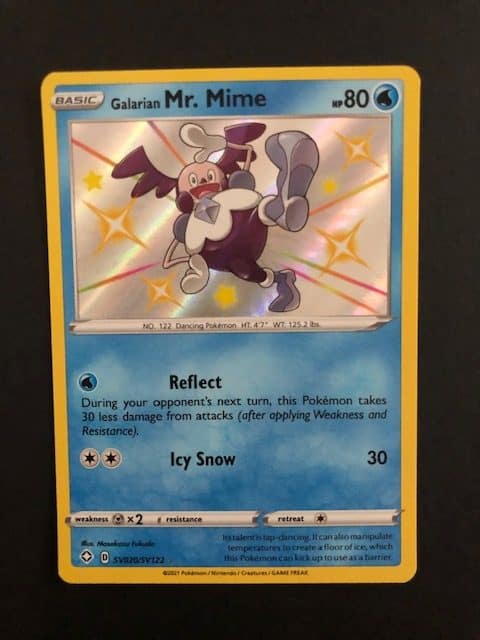 Galarian Mr Mime - SV020/SV122 Shiny Rare - Shining Fates