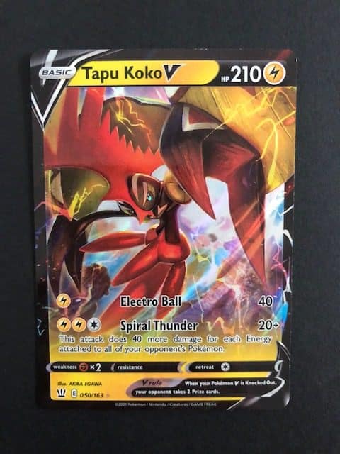 Tapu Koko V - 050/163 Rare - Battle Styles