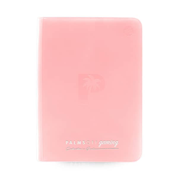 Palms Off Gaming PINK - Collector's Series 9 Pocket Zip Trading Card Binder